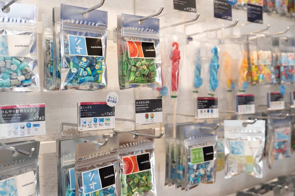 PAPABUBBLE店舗の商品